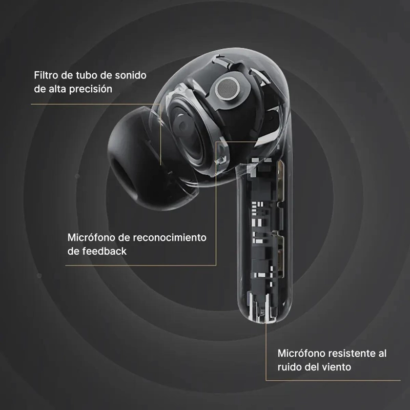 AUDIFONO INALAMBRICO BLUETOOTH IN-EAR CON MICROFONO - 2