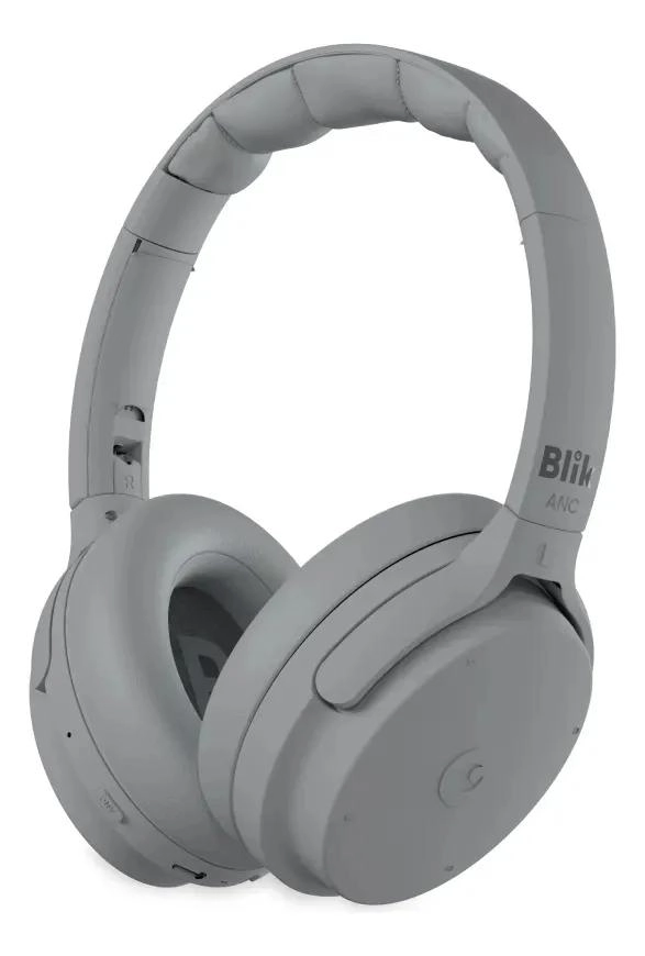 AUDIFONOS BLUETOOTH CANCELACION RUIDO 60H GRIS - 1