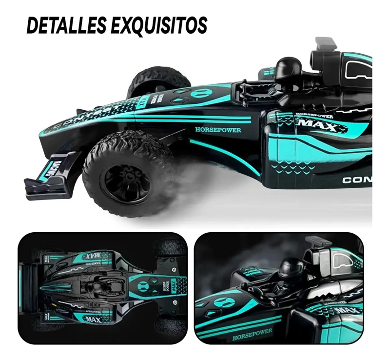 AUTO DE CARRERA RC CONTROL REMOTO PARA NIÑOS - 3