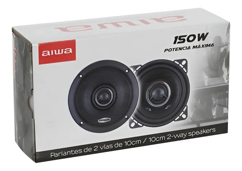 PARLANTES PARA AUTO 10CM 2 VIAS 150 WATTS - 5