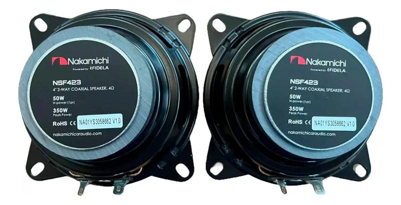 PARLANTES COAXIALES 4 PULGADAS 350W PARA AUTO - 4