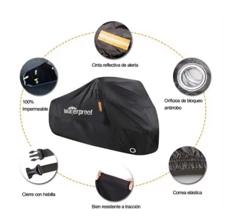 COBERTOR IMPERMEABLE PARA BICICLETA 110X200 - 3