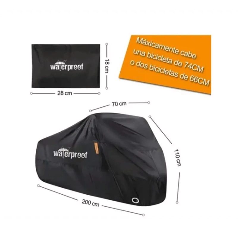 COBERTOR IMPERMEABLE PARA BICICLETA 110X200 - 4