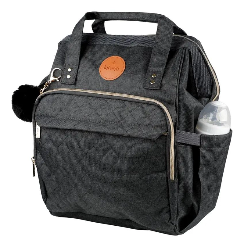 MOCHILA PAÑALERA OPEN NEGRA - 1