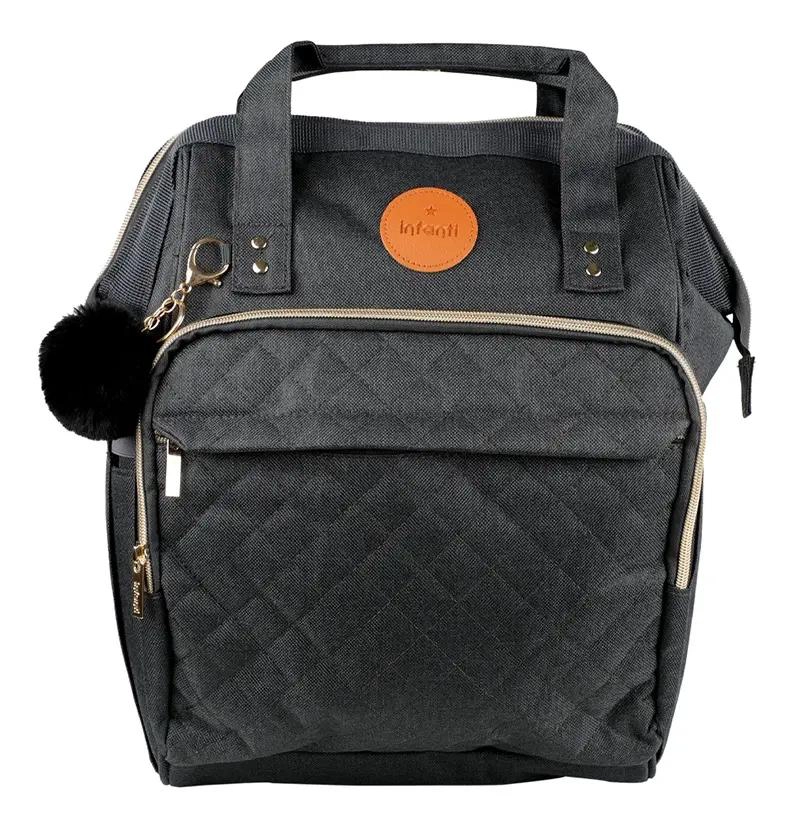 MOCHILA PAÑALERA OPEN NEGRA - 2