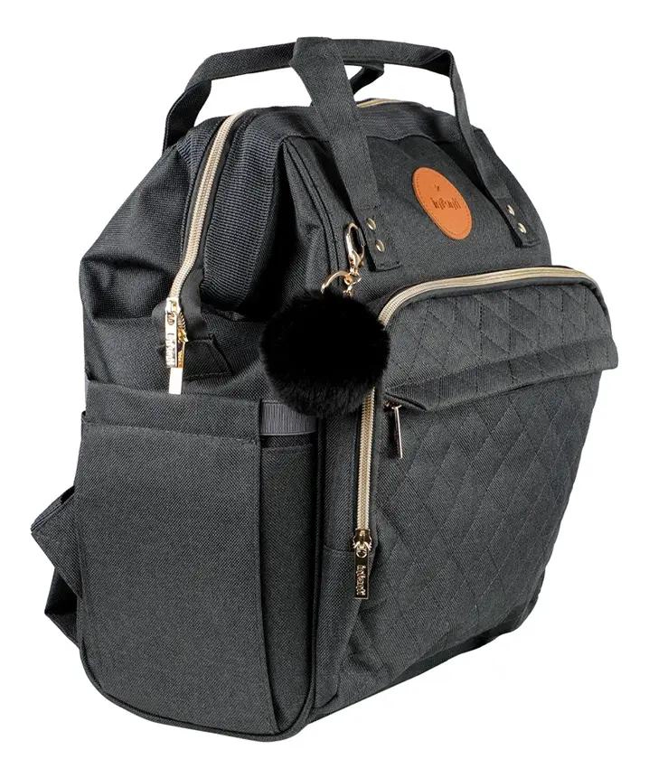 MOCHILA PAÑALERA OPEN NEGRA - 3