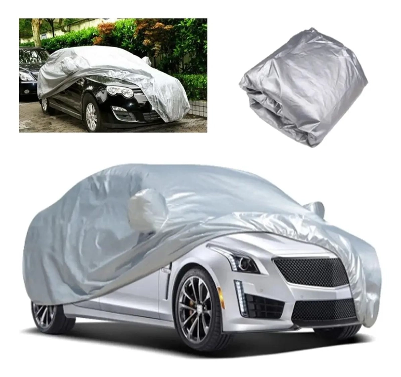 FUNDA CUBRE AUTO IMPERMEABLE PARA PROTECCION - 1