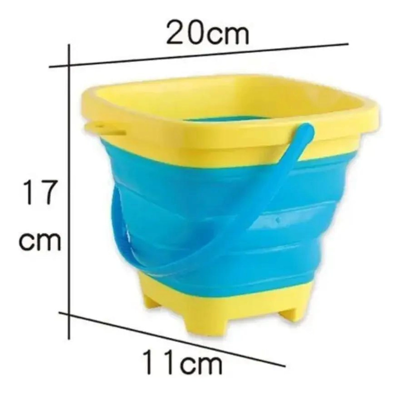 SET DE PLAYA JUGUETE INFANTIL CON BALDE PLEGABLE - 3