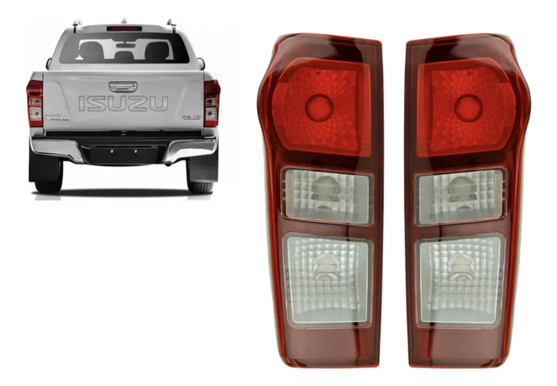 FAROL TRASERO CHEVROLET LUV DMAX 2015 2019 PAR - 2