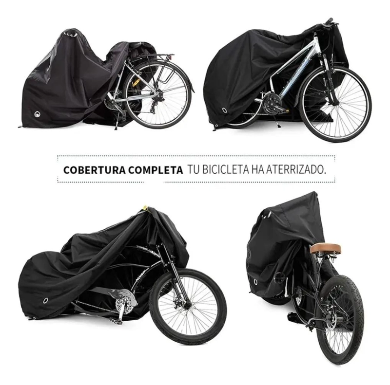 FUNDA IMPERMEABLE PARA BICICLETA 110X200CM - 4