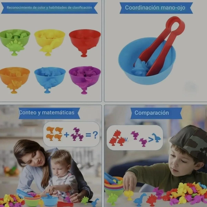 JUGUETE CLASIFICACION COLORES ANIMALITOS MONTESSORI - 4