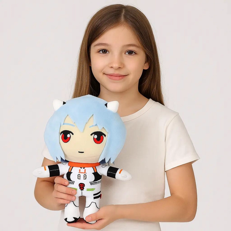 PELUCHE REI AYANAMI EVANGELION 22 CM COLECCIONABLE - 5