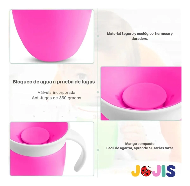 VASO TAZA 360 ANTIDERRAME ENTRENADOR BEBE S - 5