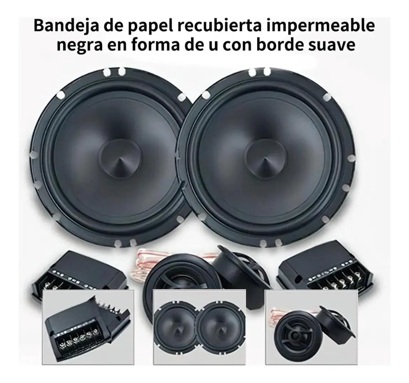 SET DE MEDIOS DE AUDIO PARA VEHICULO 6.5 PULGADAS - 2