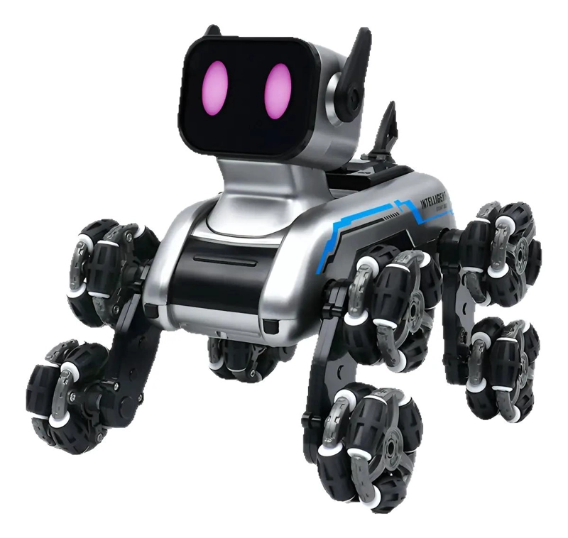 PERRO ROBOT ACROBATICO CONTROL REMOTO 8 RUEDAS - 1