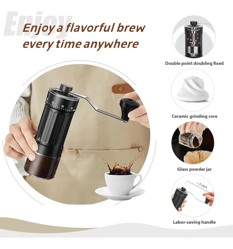 MOLINILLO DE CAFE  MANUAL CERAMICO PORTATIL - 3