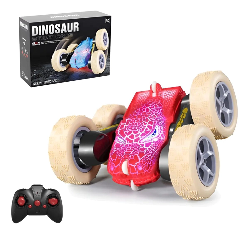 AUTO DINOSAURIO CONTROL REMOTO INDESTRUCTIBLE - 1