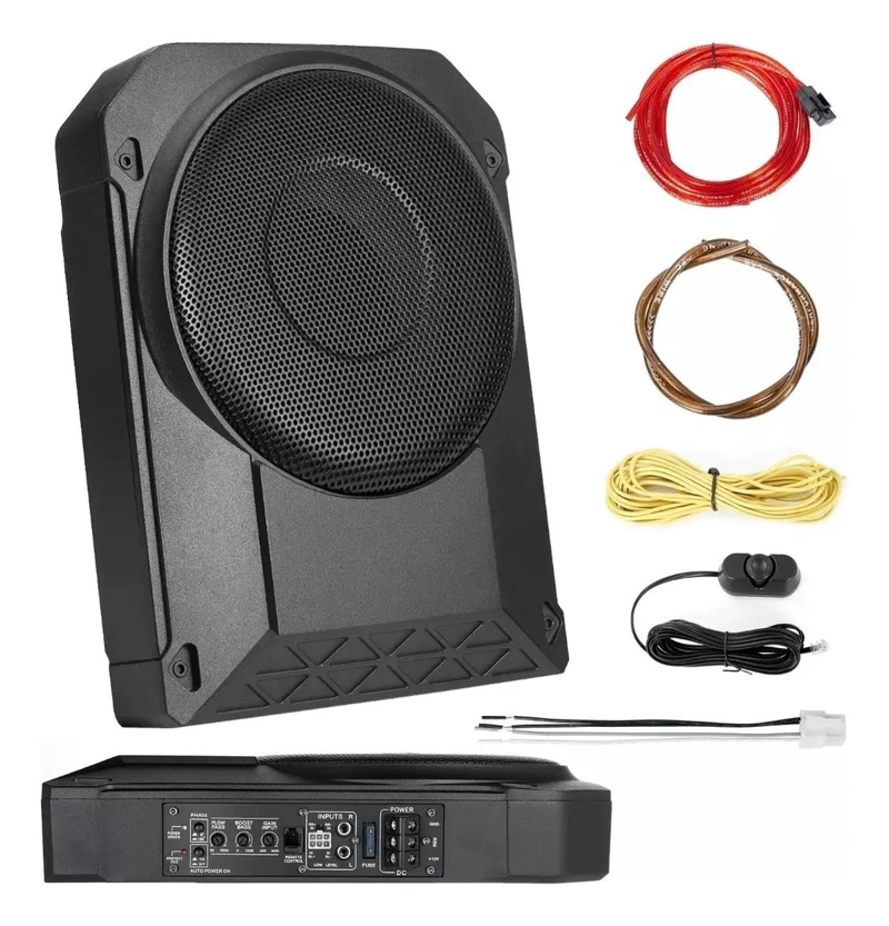 SUBWOOFER AMPLIFICADO 10 PULGADAS 800W PARA AUTO - 2