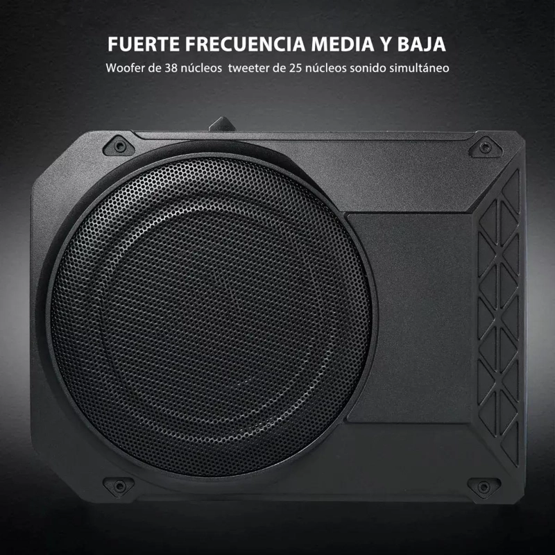 SUBWOOFER AMPLIFICADO 10 PULGADAS 800W PARA AUTO - 4