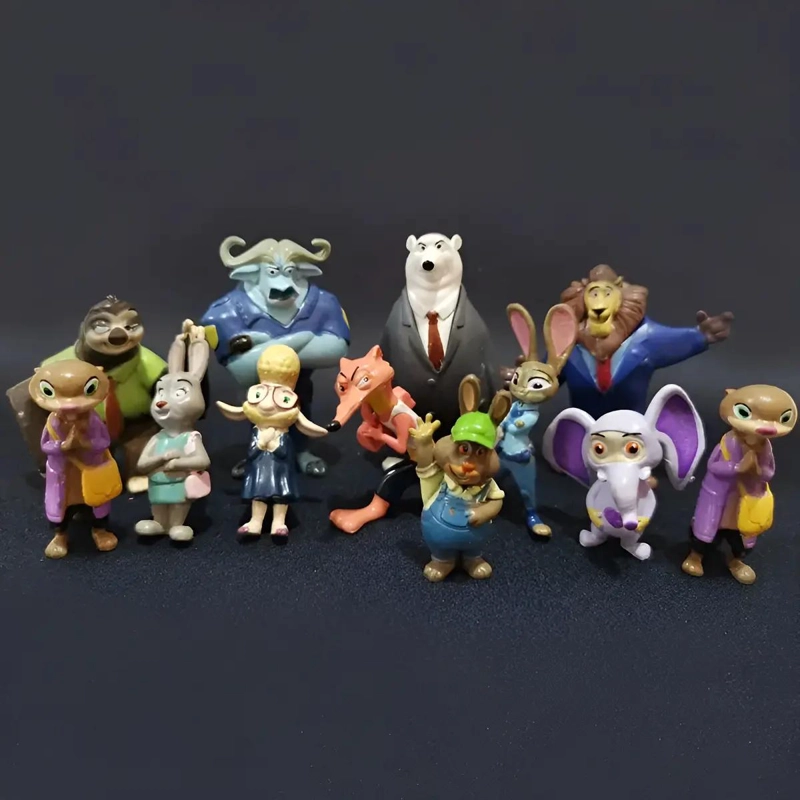SET DE FIGURAS ZOOTOPIA 12 ANIMALES - 3
