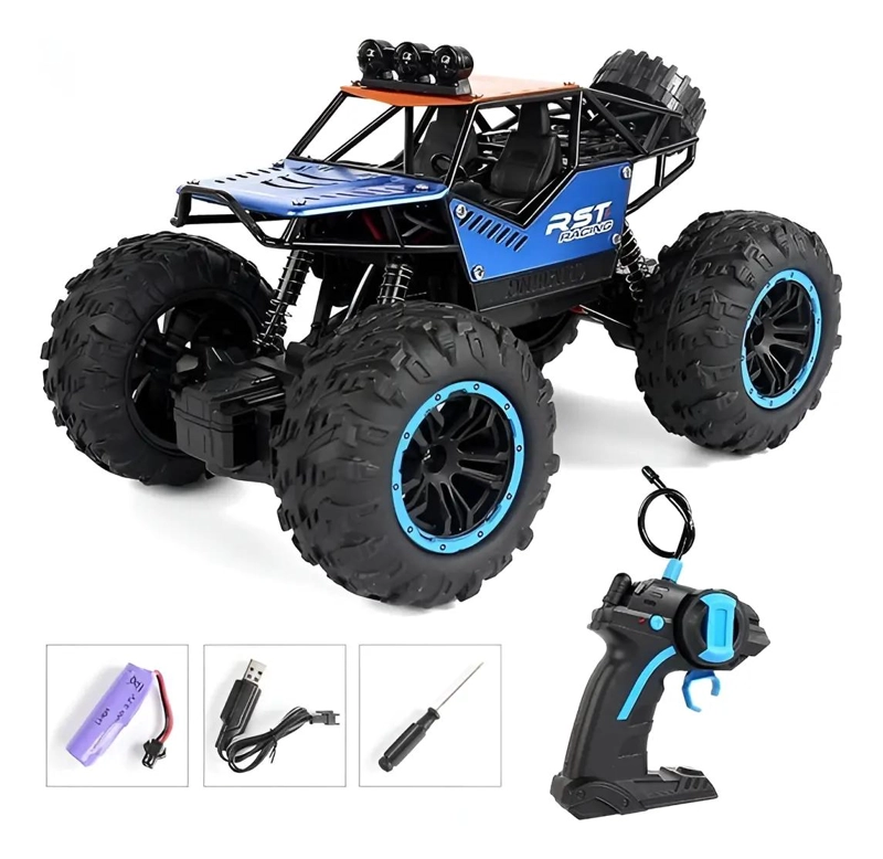 AUTO CONTROL REMOTO ROCK CRAWLER 1/18 TODO TERRENO - 1