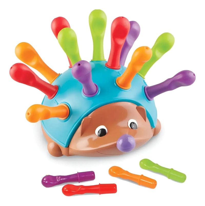 JUGUETE SENSORIAL ERIZO MULTICOLOR PARA BEBE S - 1