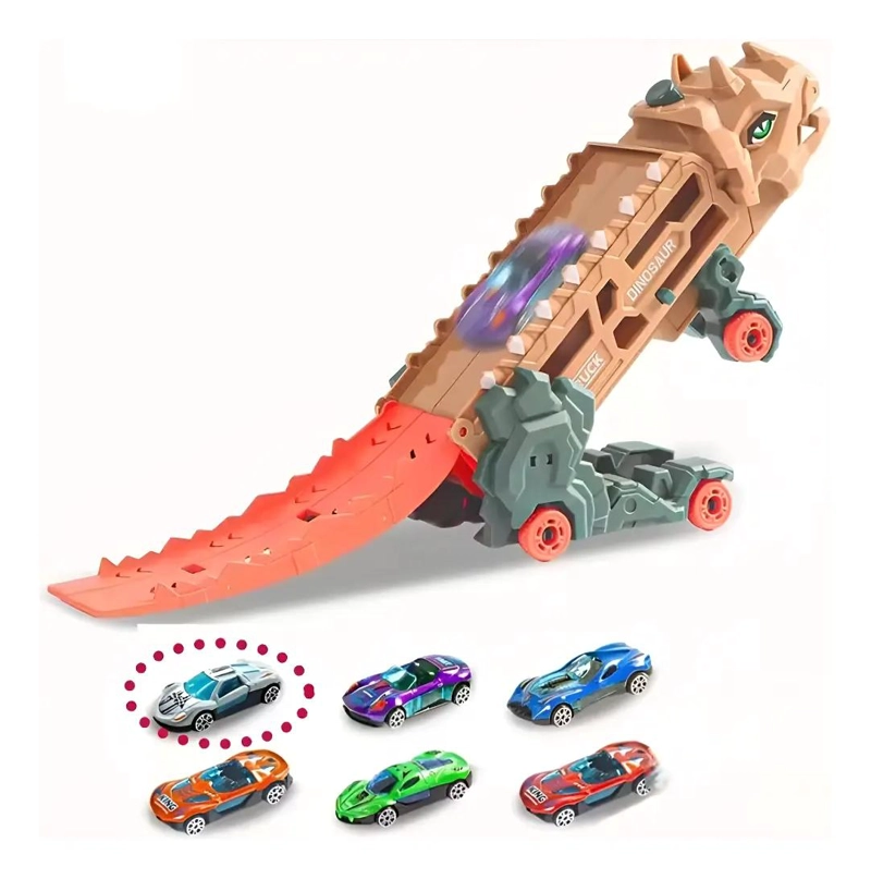 SET MALETA JUGUETE PISTA AUTOS DINO REX - 1