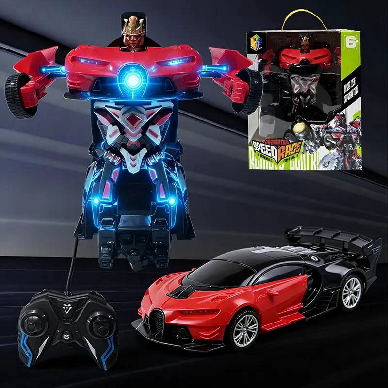 AUTO CONTROL REMOTO TRANSFORMABLE COCHE ROBOT - 1