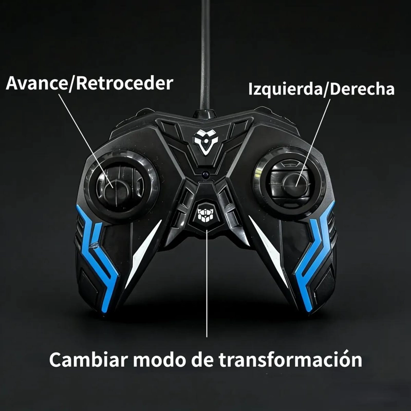 AUTO CONTROL REMOTO TRANSFORMABLE COCHE ROBOT - 3