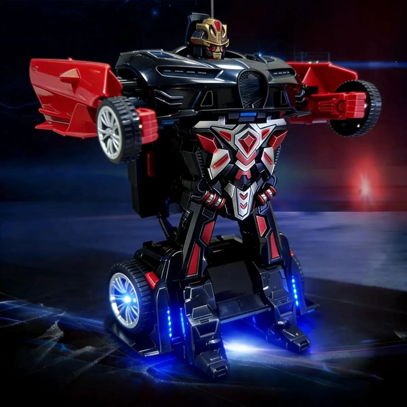 AUTO CONTROL REMOTO TRANSFORMABLE COCHE ROBOT - 4