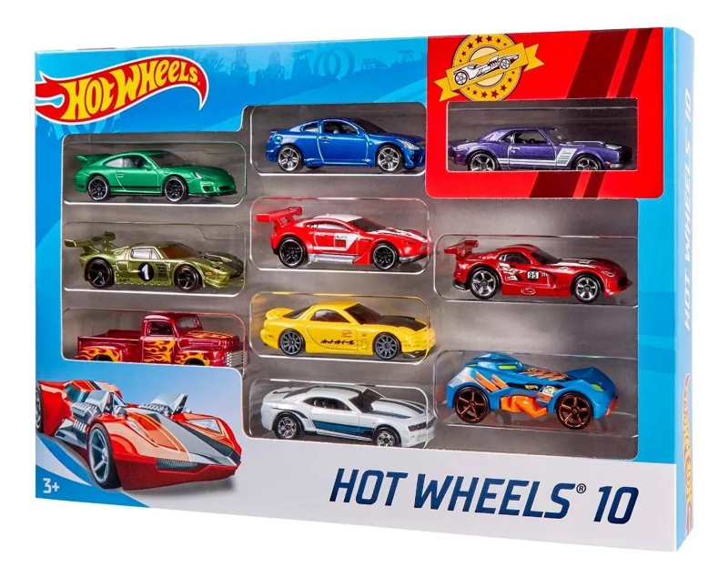 PAQUETE SORPRESA 10 AUTOS JUGUETE COLECCION 3+ - 2