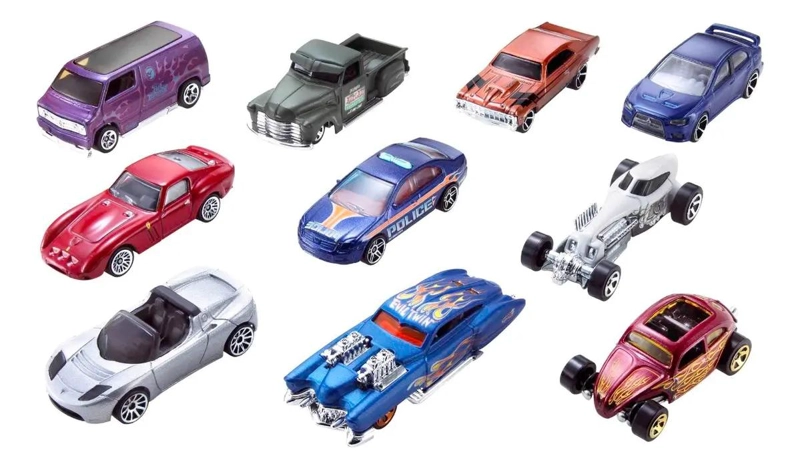 PAQUETE SORPRESA 10 AUTOS JUGUETE COLECCION 3+ - 3