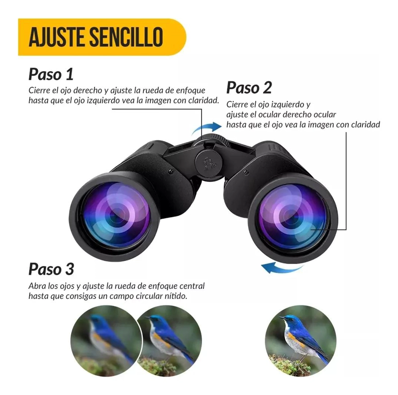 BINOCULARES TELESCOPICOS HD 80X80 3000M - 4