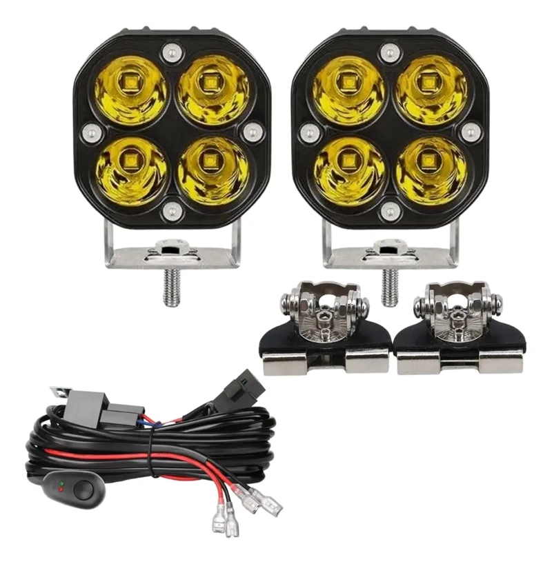 NEBLINEROS FOCOS LED 12/24V CON RAMAL Y BASES - 1
