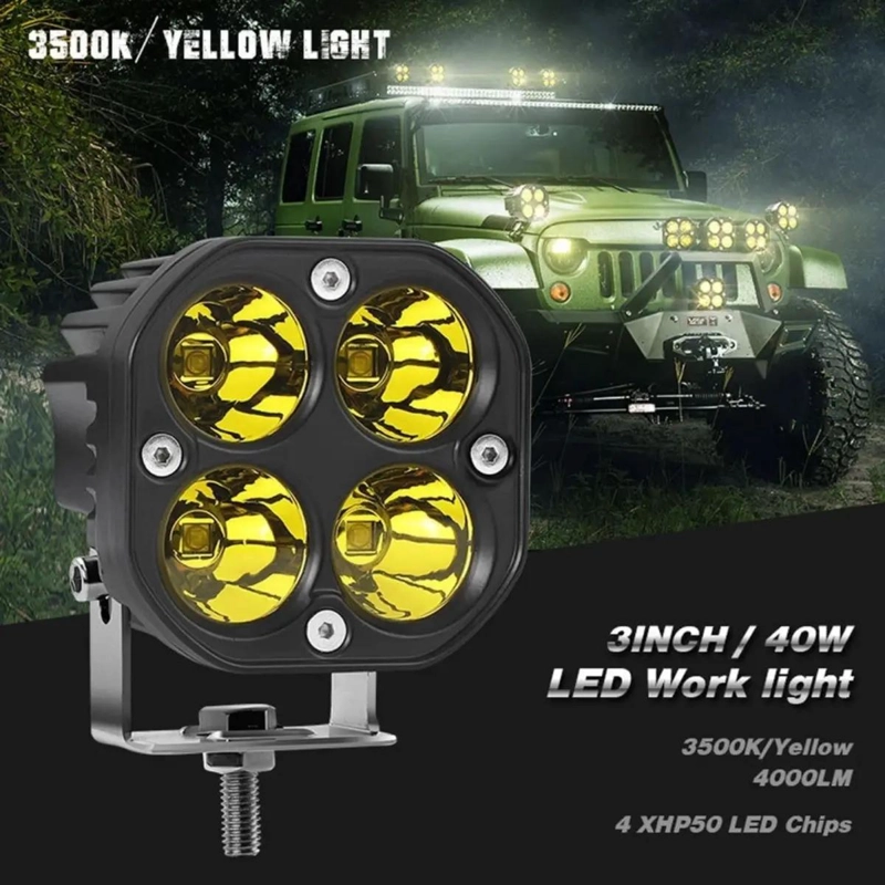 NEBLINEROS FOCOS LED 12/24V CON RAMAL Y BASES - 4