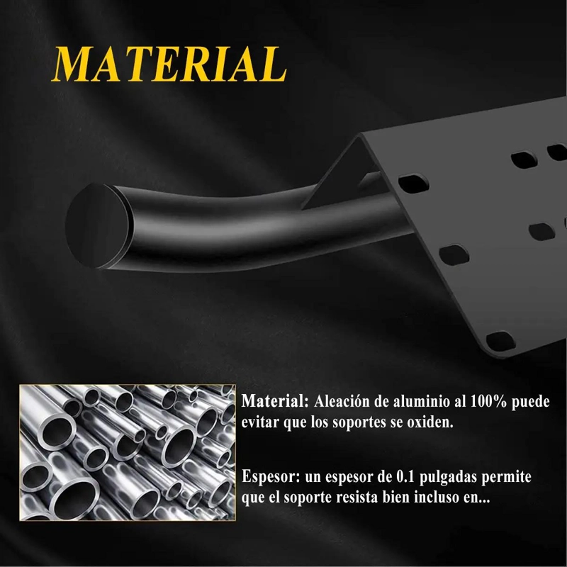 BASE SOPORTE PARA FOCOS Y BARRA LED - 3