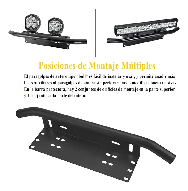 BASE SOPORTE PARA FOCOS Y BARRA LED - 4