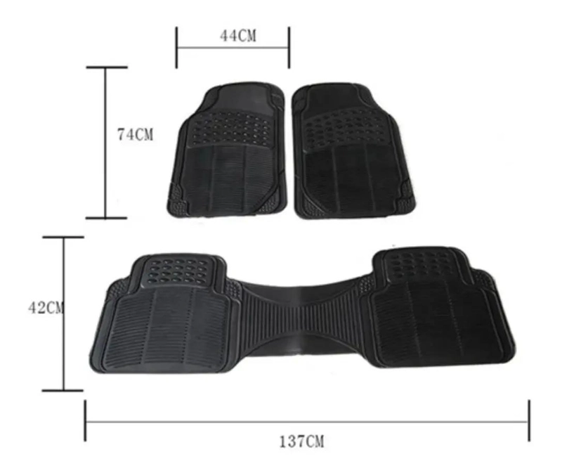KIT CUBRE PISO AUTO CAMIONETA CAMELLO - 9