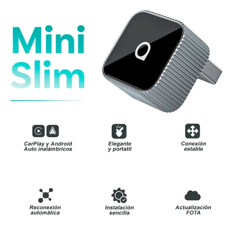 ADAPTADOR INALAMBRICO CARPLAY ANDROID AUTO WIFI - 2