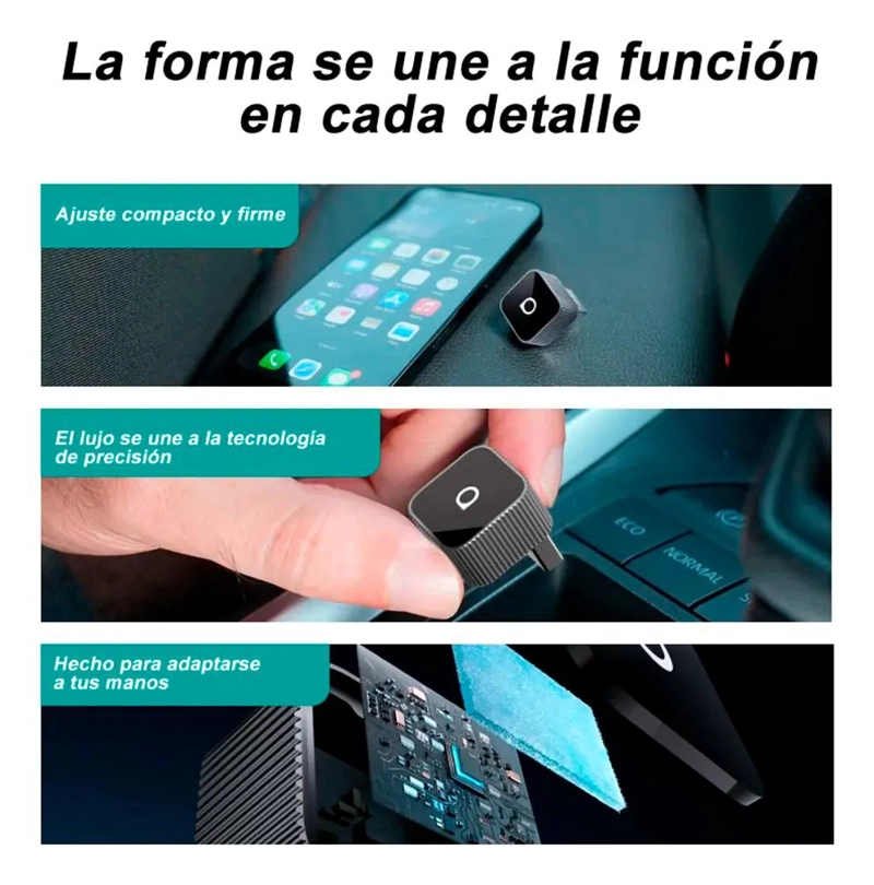 ADAPTADOR INALAMBRICO CARPLAY ANDROID AUTO WIFI - 4