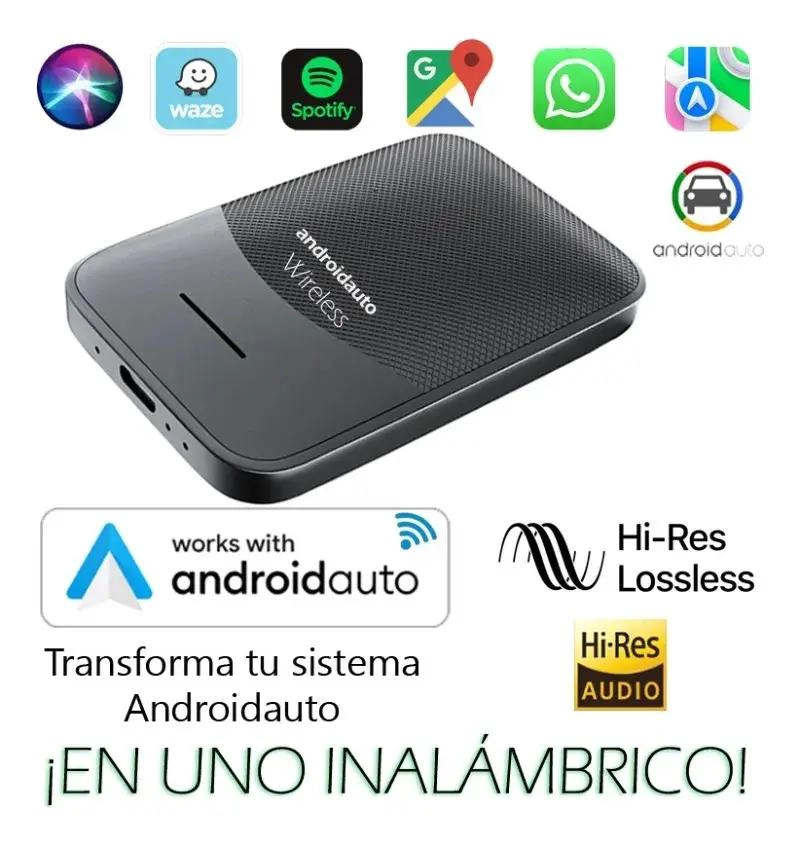 ADAPTADOR INALAMBRICO ANDROID AUTO Y APPLE CAR PLAY - 2