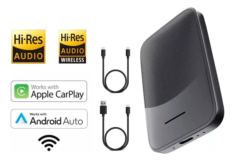 ADAPTADOR INALAMBRICO ANDROID AUTO Y APPLE CAR PLAY - 4