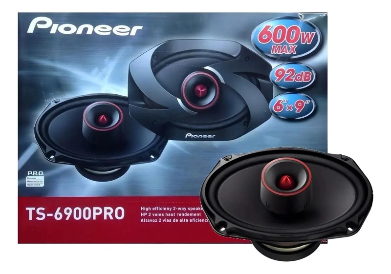 PARLANTES 6X9 600W COMPETICION NEGRO - 1