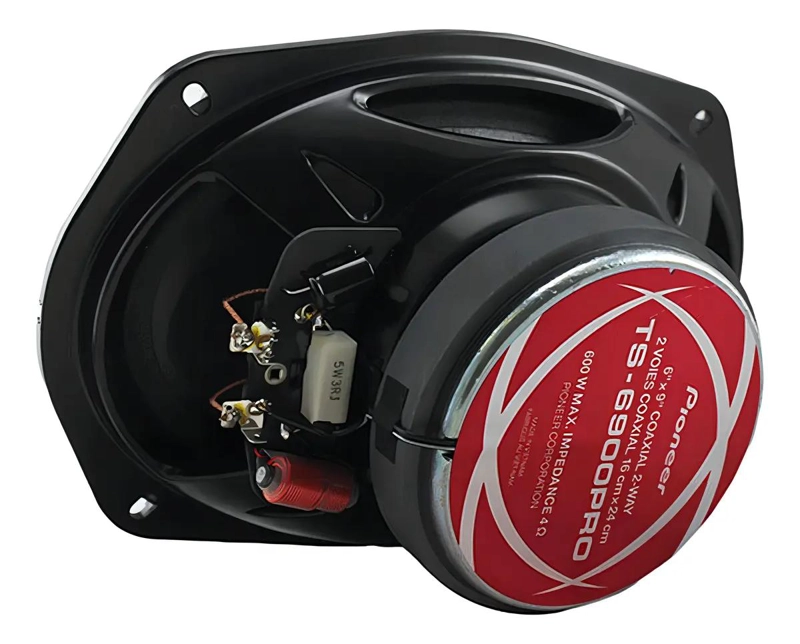 PARLANTES 6X9 600W COMPETICION NEGRO - 4