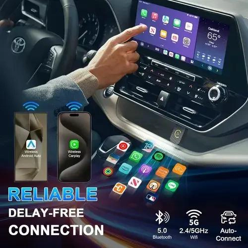 ADAPTADOR INALAMBRICO CAR PLAY Y ANDROID AUTO - 2