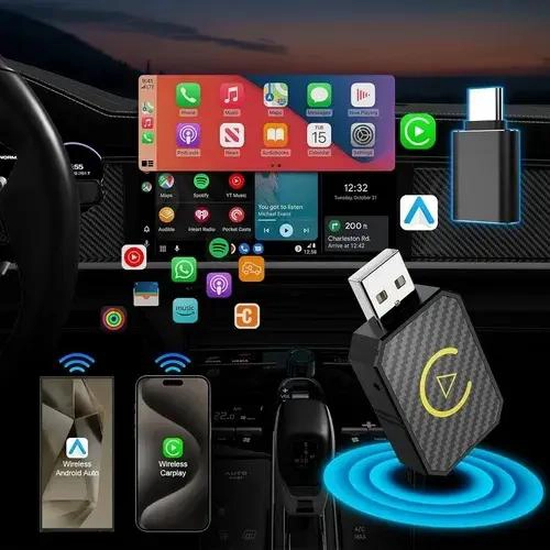 ADAPTADOR INALAMBRICO CAR PLAY Y ANDROID AUTO - 3