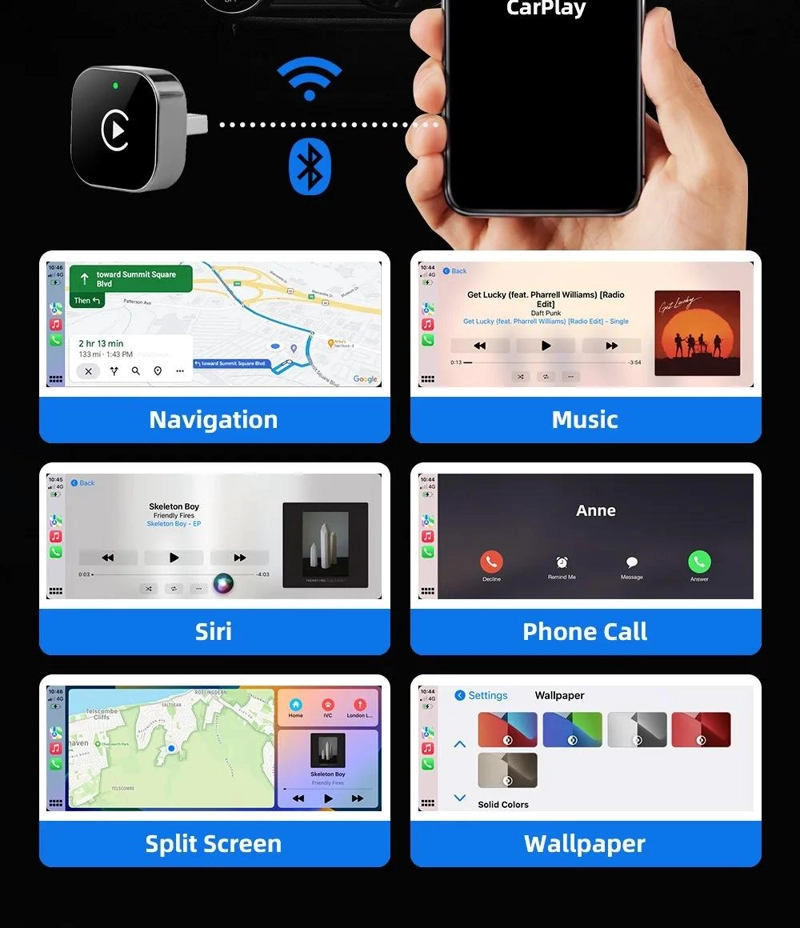 ADAPTADOR INALAMBRICO 2 EN 1 PARA ANDROID Y APPLE - 4