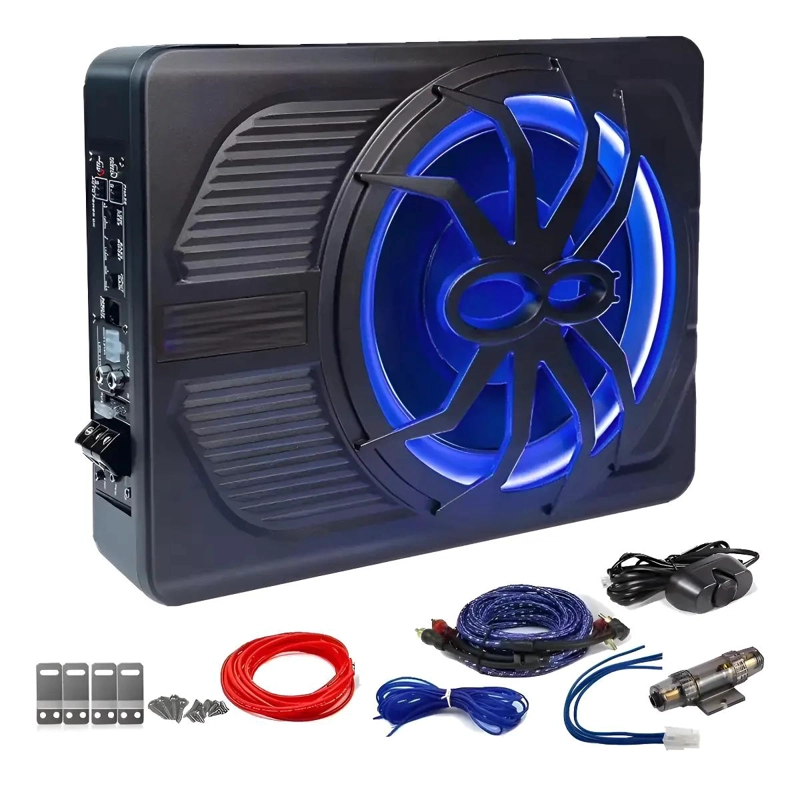 SUBWOOFER AMPLIFICADO 10 PULGADAS 800W PARA CARROS - 1