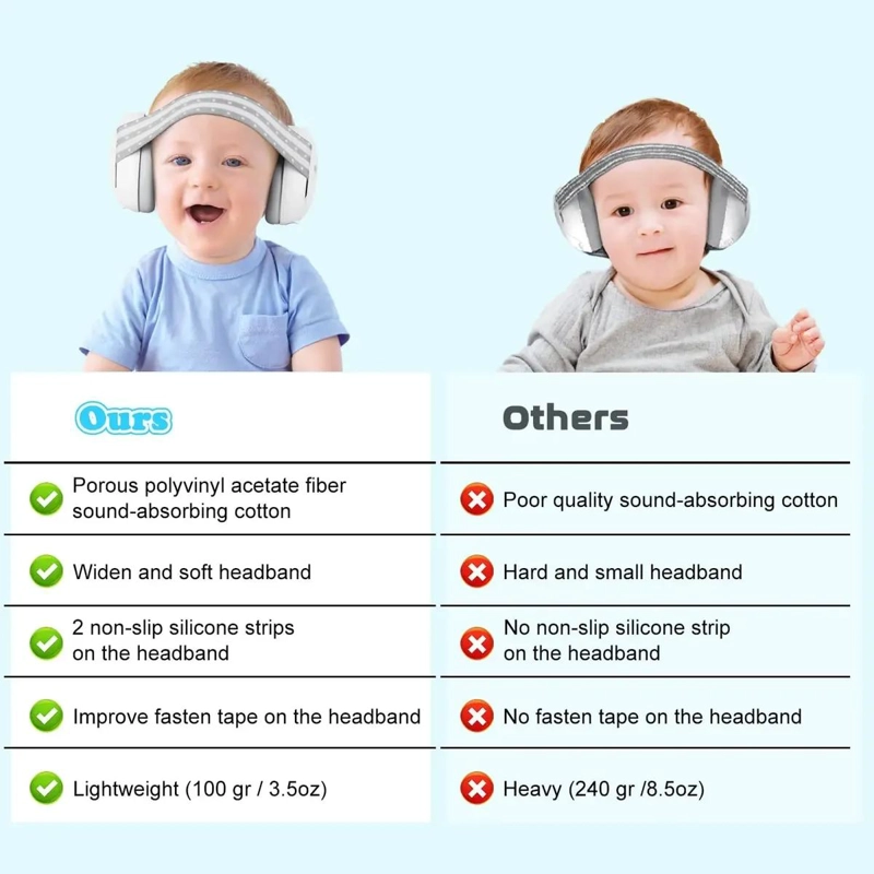 PROTECCION AUDIFONOS ANTIRUIDO PARA BEBE S Y NIÑOS - 4