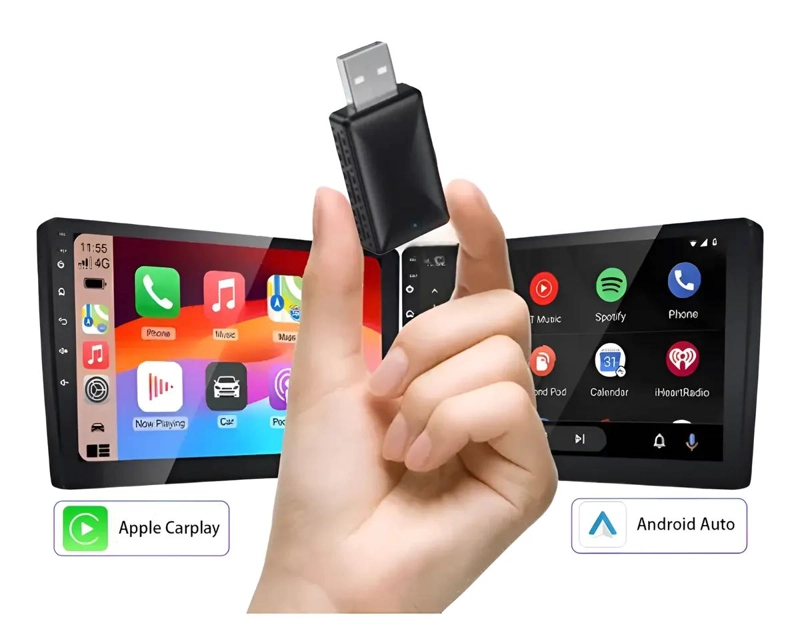 ADAPTADOR INALAMBRICO CARPLAY Y ANDROID AUTO - 1